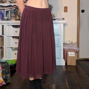 White House Black Market Women's 0 Purple skirt